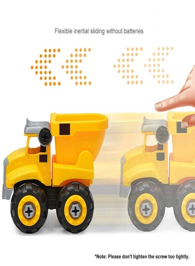 N2K2 ENTERPRISE Unbreakable Friction Power Building Construction Truck with Screwdriver Pull Back Vehicles Engineering Truck Toys for Kids Boys Girls - Image 5